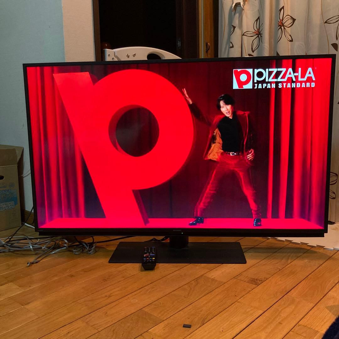 【美品】SHARP AQUOS 50インチテレビ 2022年製 リモコン付き