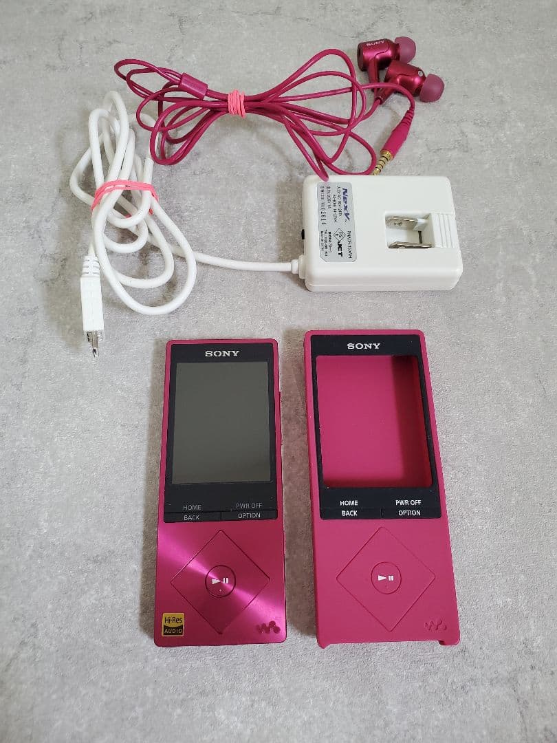 美品　SONY　ミュージックプレーヤー　NW-A25 ボルドーピンク