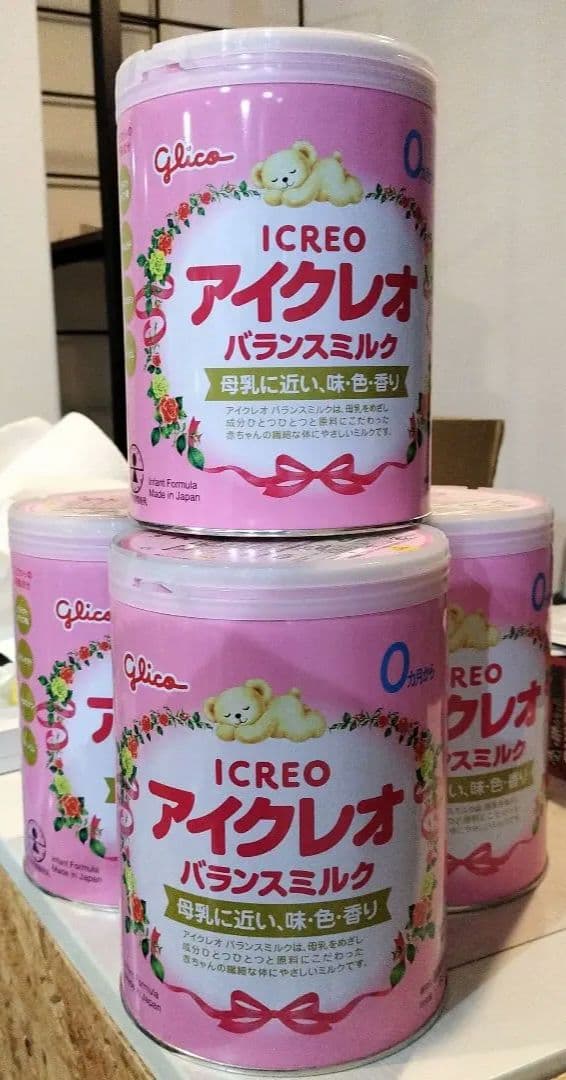 グリコ アイクレオ バランスミルク 850g4缶セット