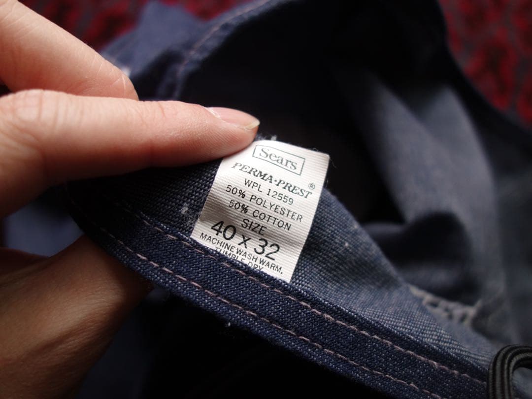 80s Sears オーバーオール 40 シアーズ デニム USA製