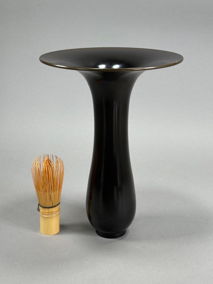 いけばな　池坊　古流　能作一佳造　銅花器　華道具　花瓶