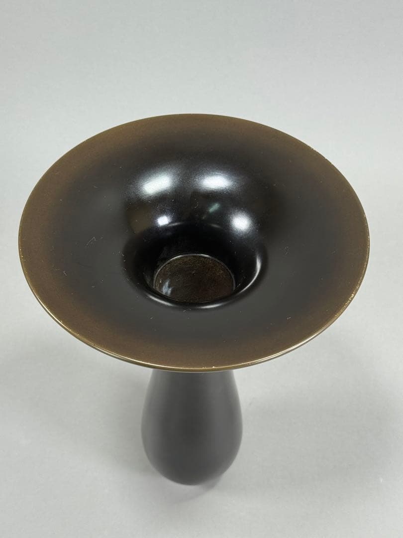 いけばな　池坊　古流　能作一佳造　銅花器　華道具　花瓶