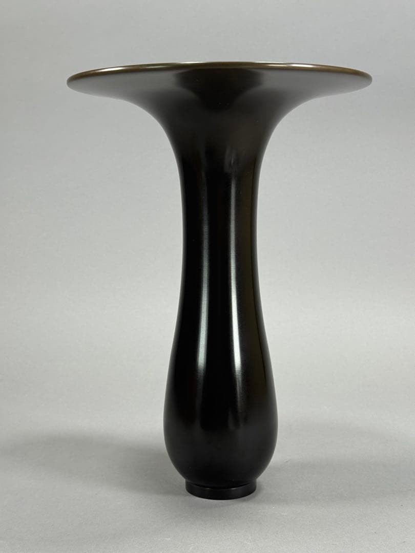 いけばな　池坊　古流　能作一佳造　銅花器　華道具　花瓶