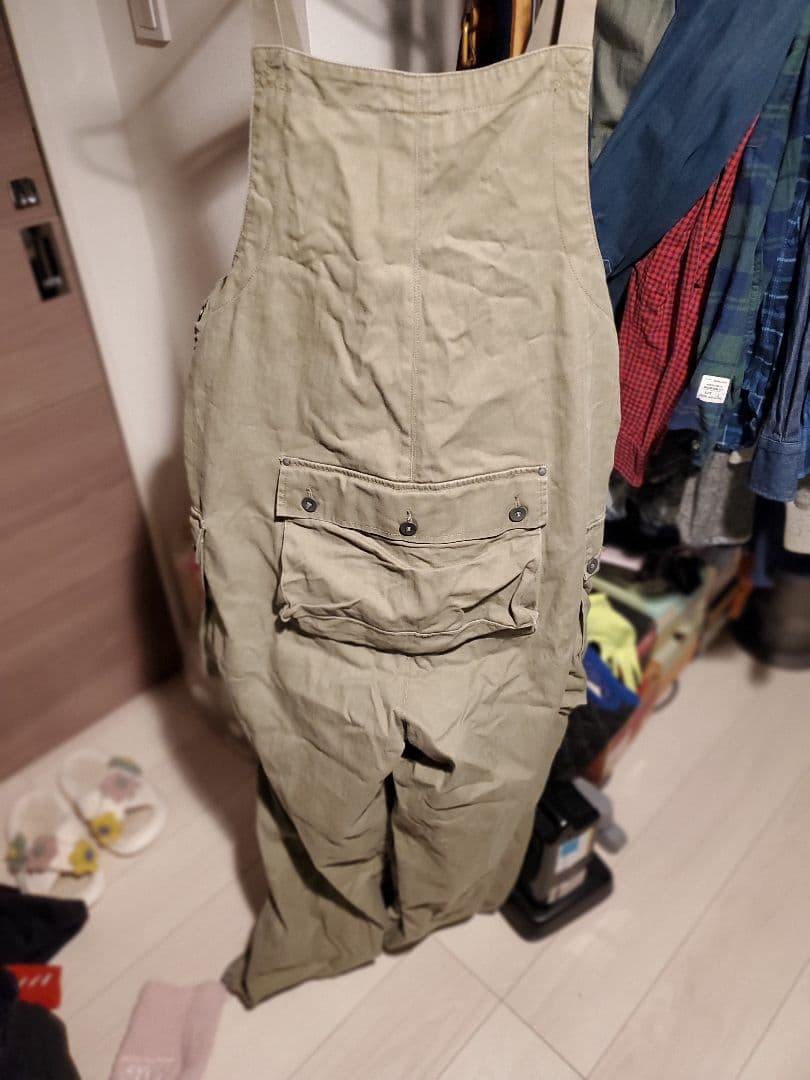 パンツ Nigel Cabourn LYBRO NAVAL DUNGAREE 46