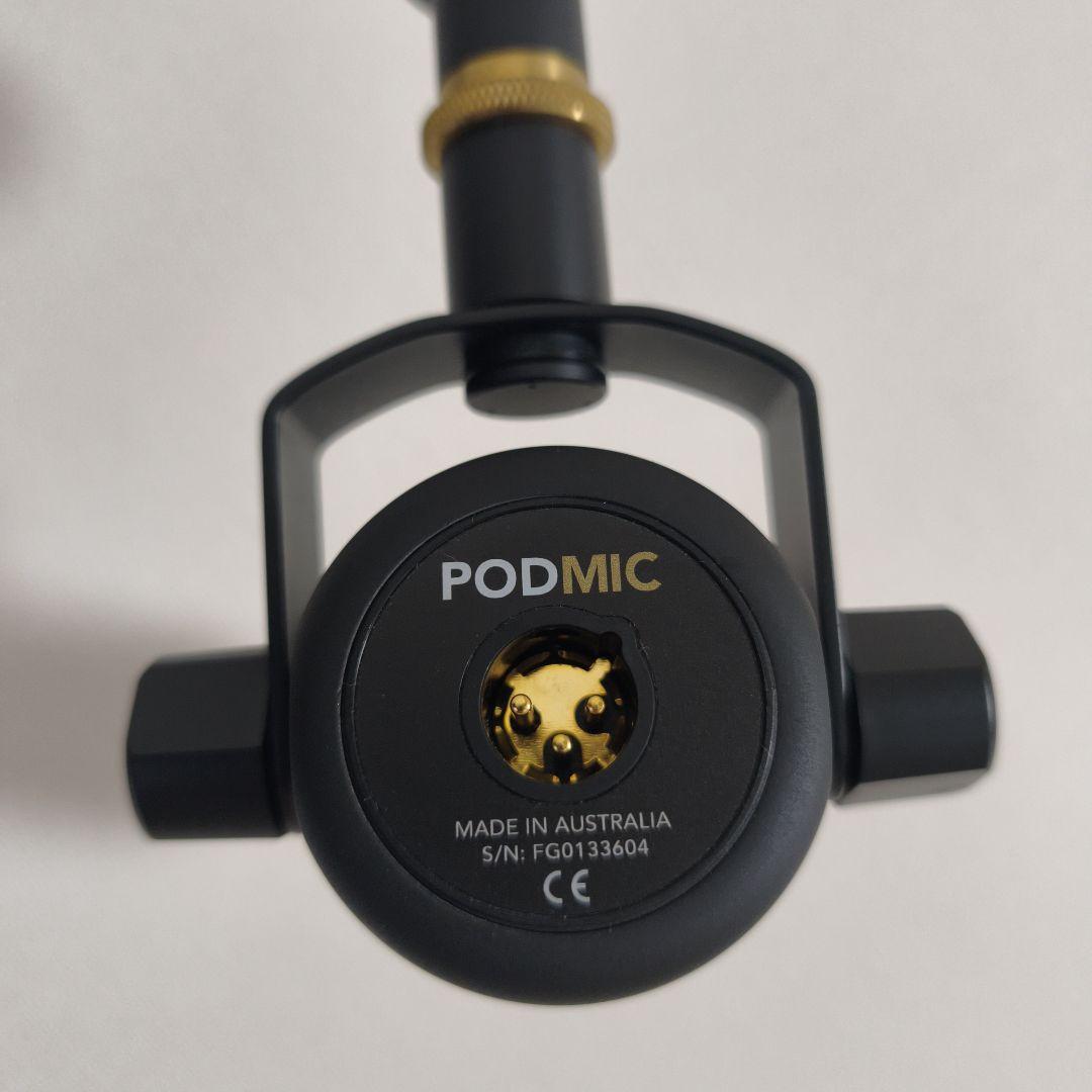 RODE PODMIC ブラック コンデンサーマイク