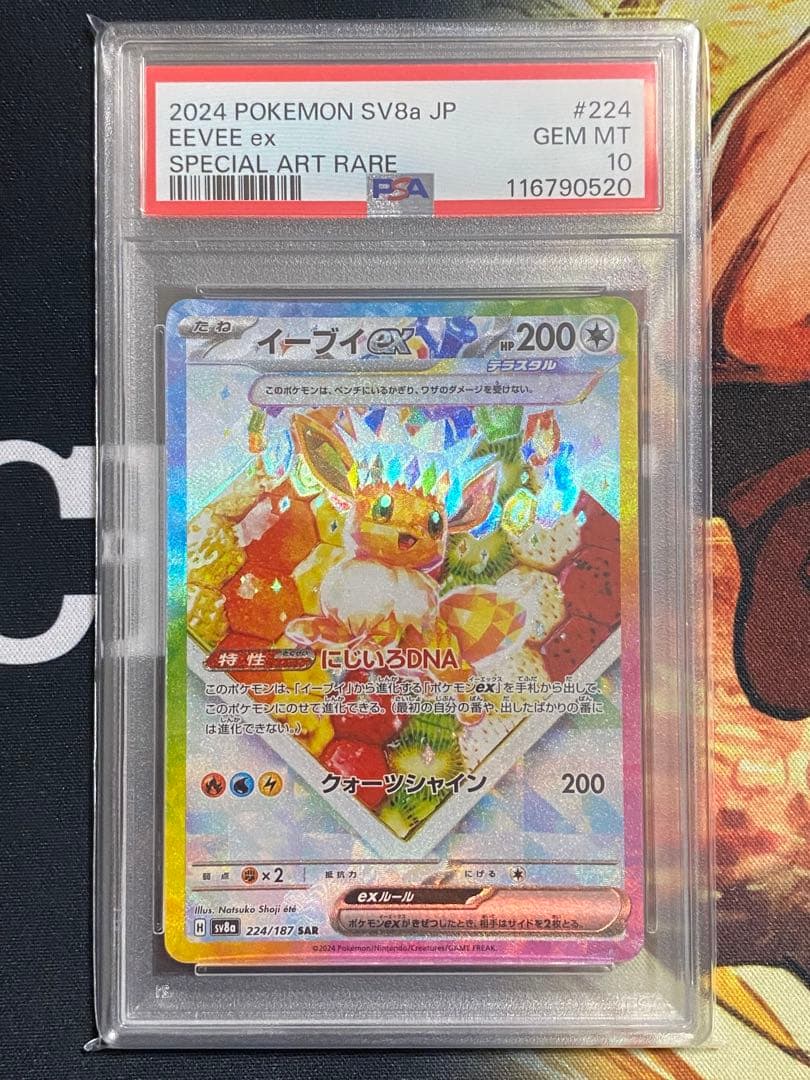 【PSA10】ポケモンカード イーブイex SAR ケーキ テラスタルフェスex