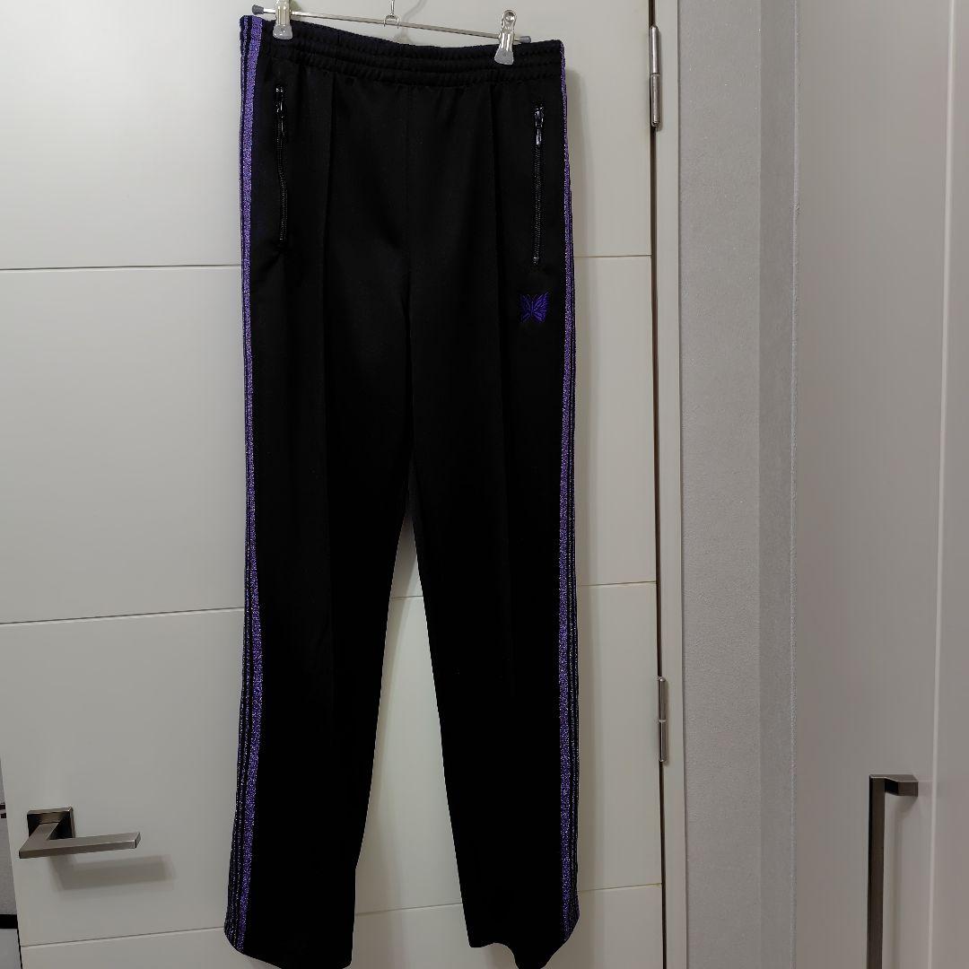 ✧Needles✧ 別注ラメ トラックパンツ ブラック パープル サイズ S