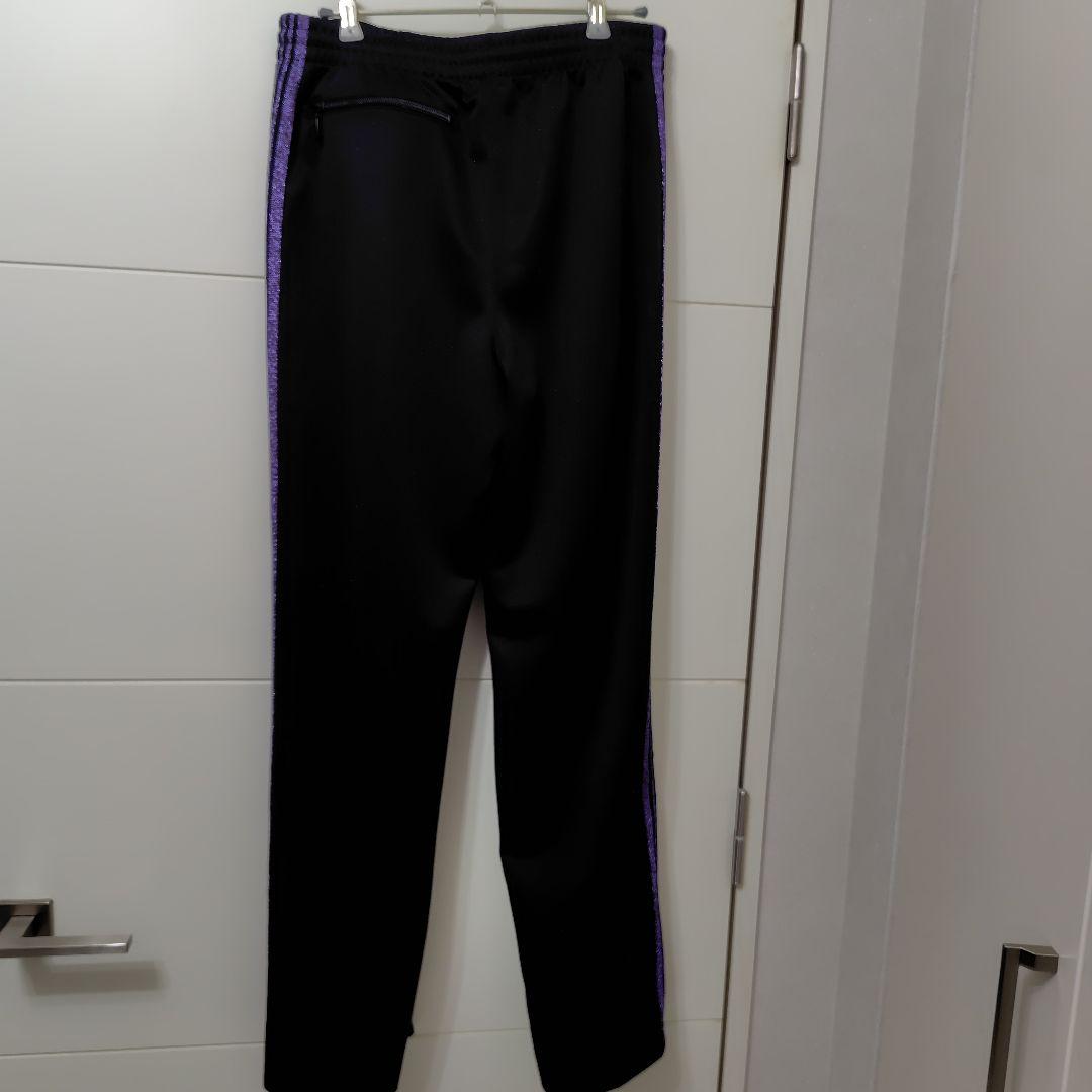 ✧Needles✧ 別注ラメ トラックパンツ ブラック パープル サイズ S