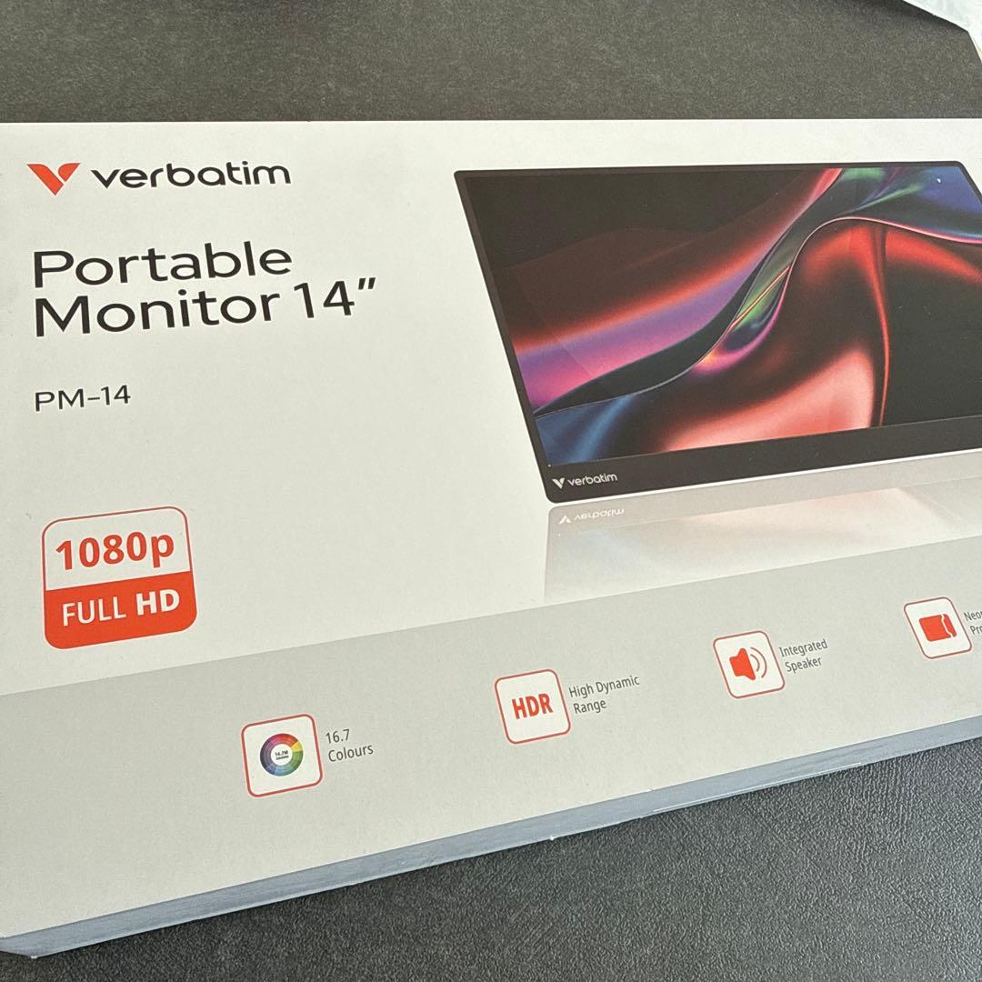 Verbatim PM-14 14インチ フルHD ポータブルモニター