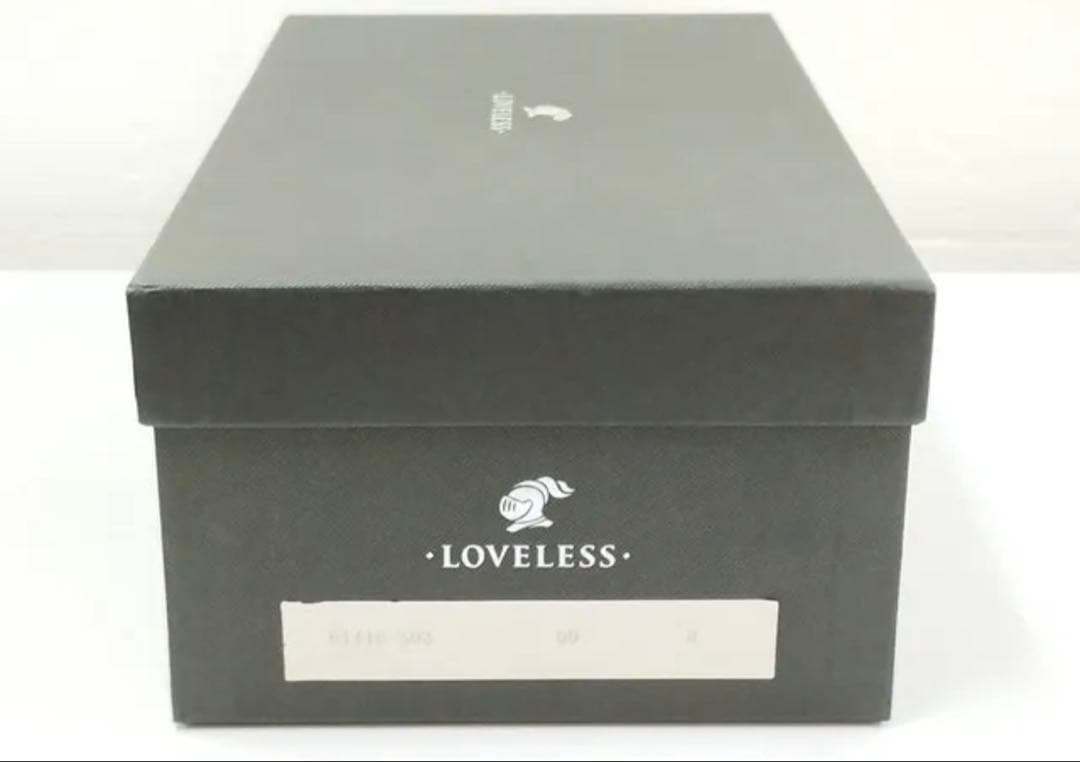 LOVELESS ダブルモンクストラップシューズ ブラック