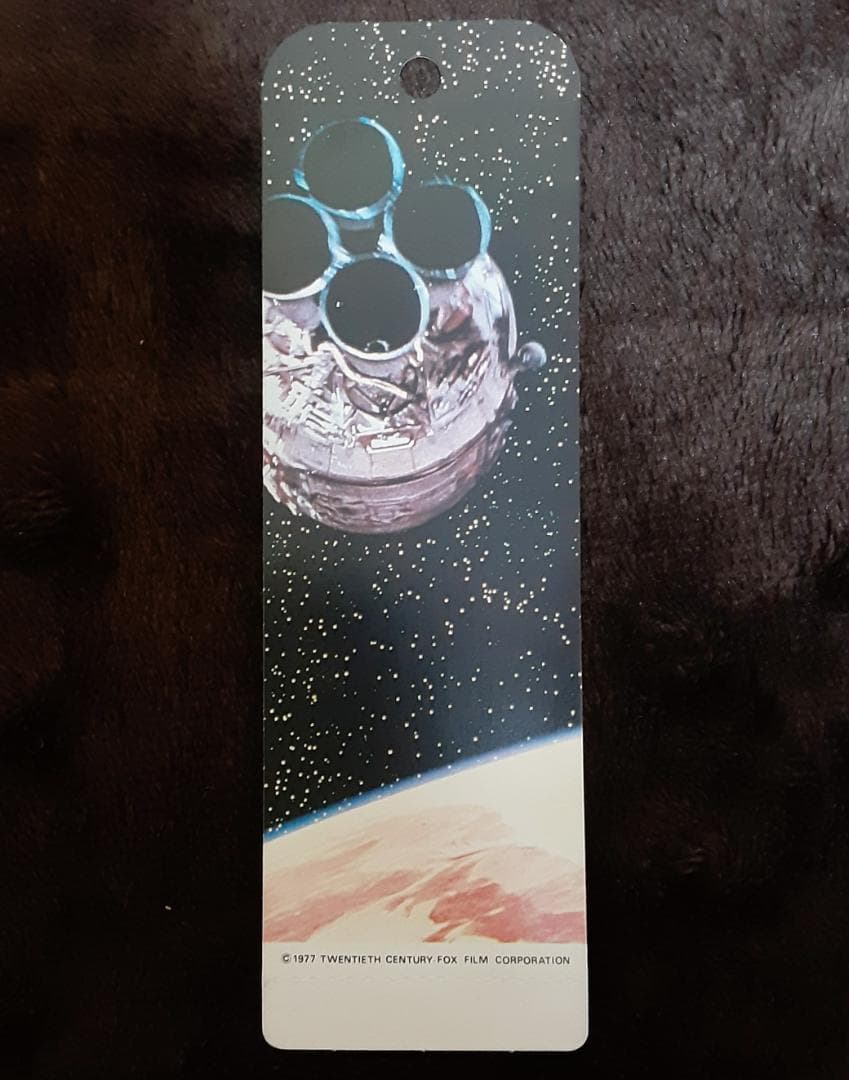 スター・ウォーズ　しおり②（脱出ポッドと惑星タトゥイーン）森永製菓　おまけ