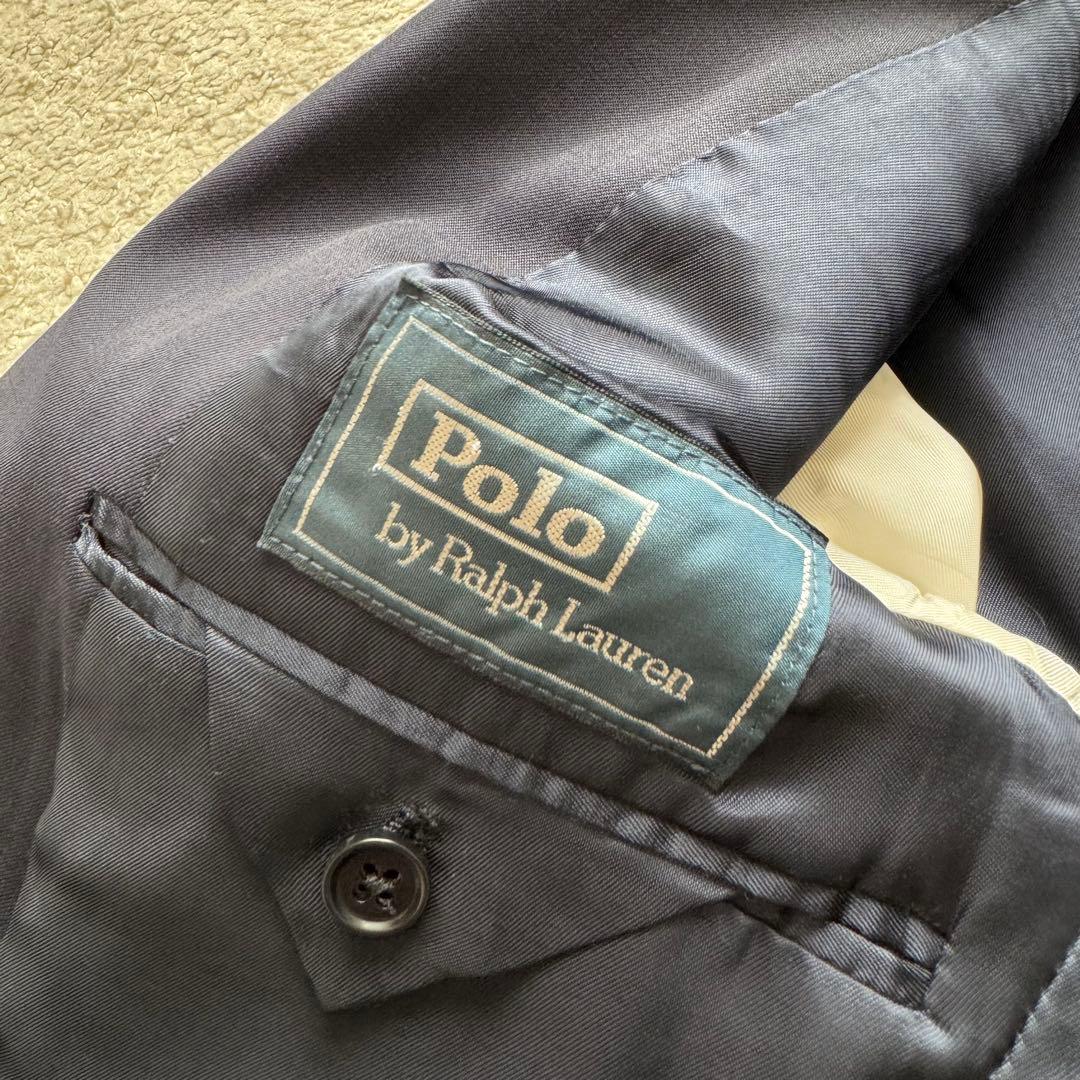 ポロバイラルフローレン　スーツ　セットアップ　ネイビー　イタリア製