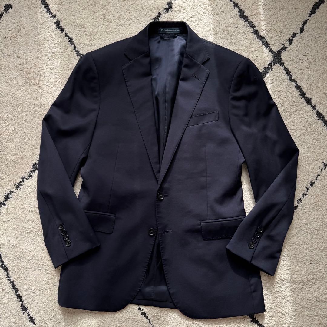 ポロバイラルフローレン　スーツ　セットアップ　ネイビー　イタリア製