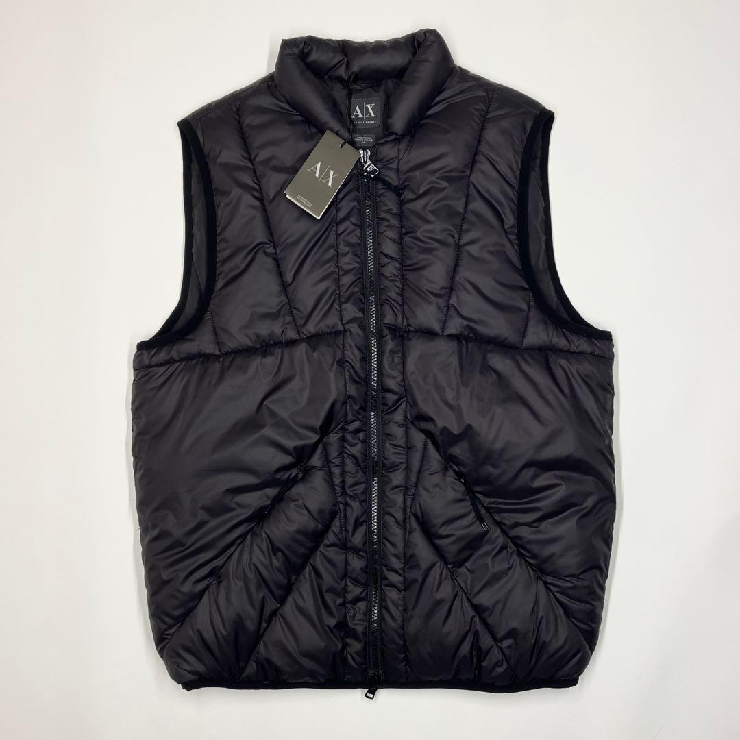 【新品】アルマーニエクスチェンジ キルティング ベスト 中綿 ダウン デザイナー