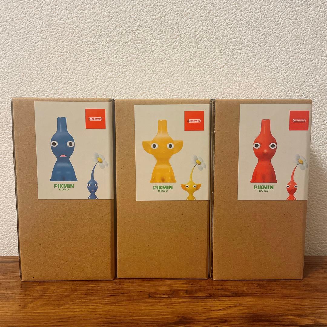 【新品】一輪挿し ピクミン 3色セット　花瓶