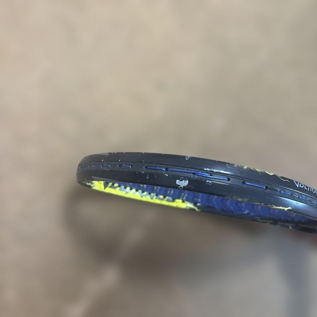 中古ボルトレイジ 7SテニスラケットUL1ガットヨネックスゲイル26ポンド