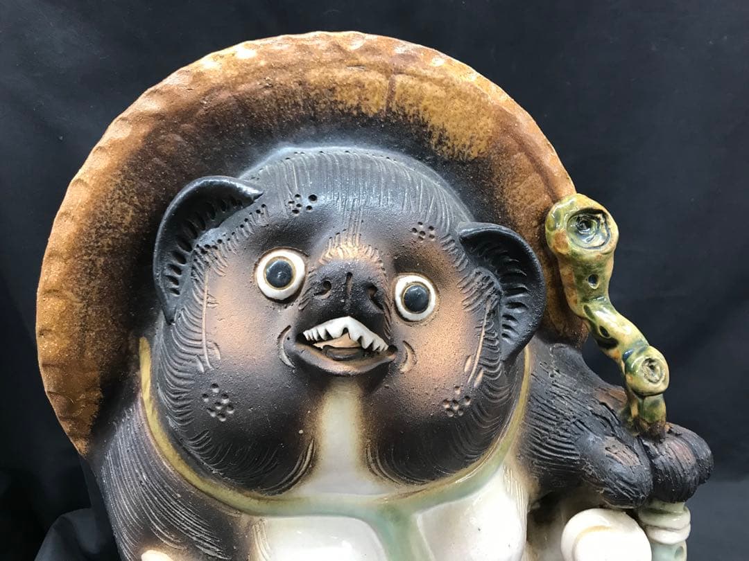 値下！【現状品】狸　たぬき　置物