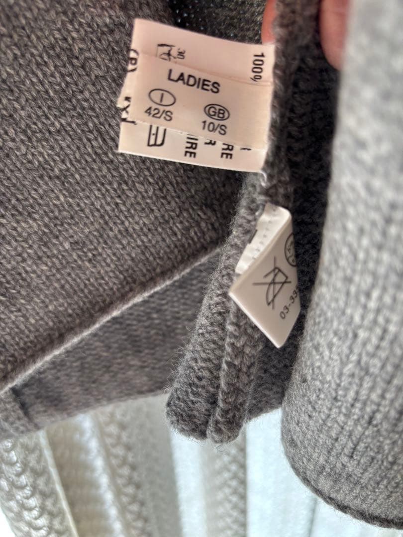 FABIANA FILIPPI カシミア カーディガン グレー