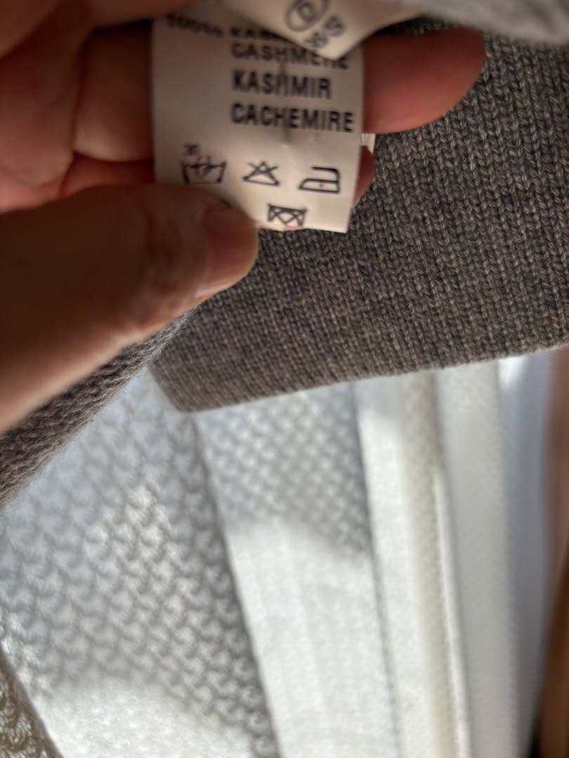 FABIANA FILIPPI カシミア カーディガン グレー