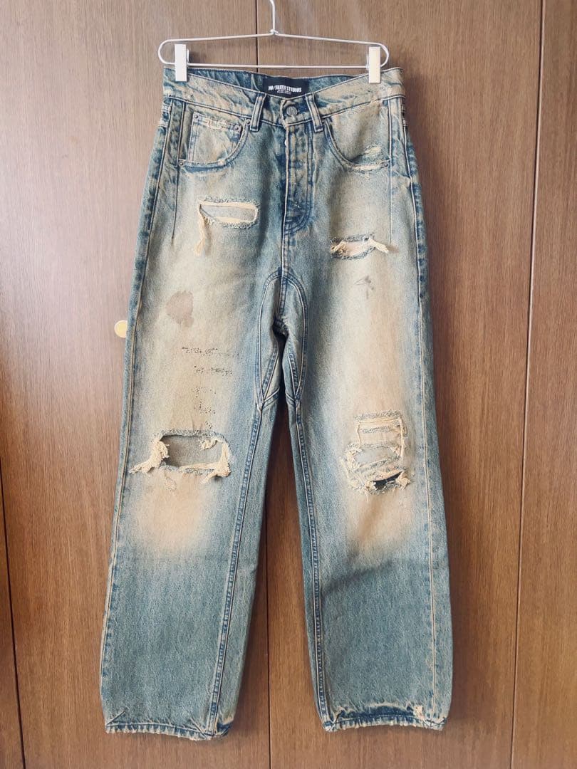 パンツ NO/FAITH STUDIOS SQUARE PATCH CUT / IND