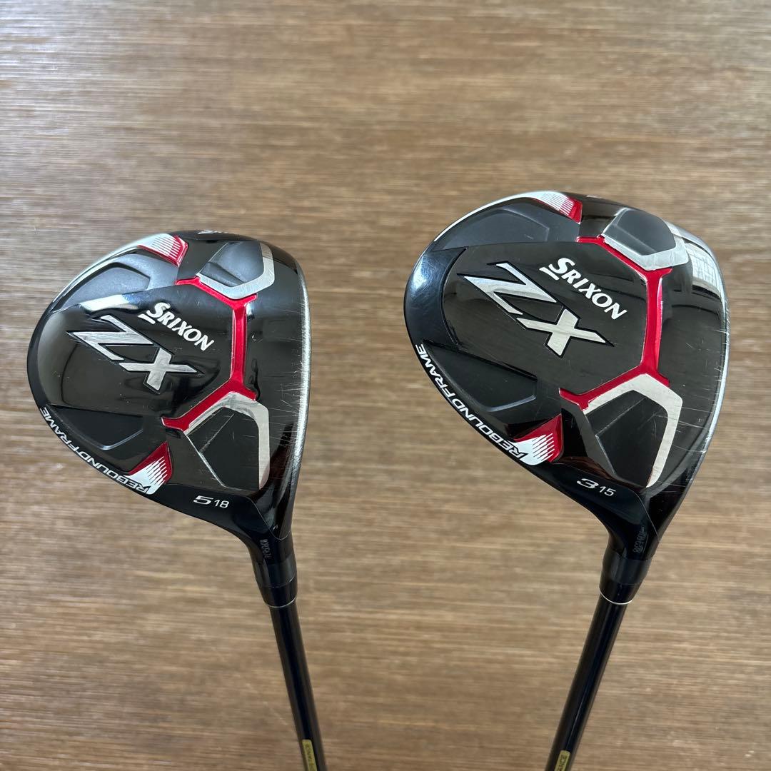 SRIXON ZX フェアウェイウッド 15度 18度　ツアーAD cq5 S