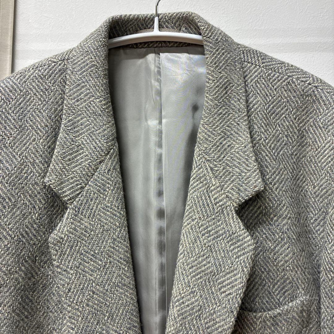 Y's for men グレー ウール ヘリンボーン テーラードジャケット M