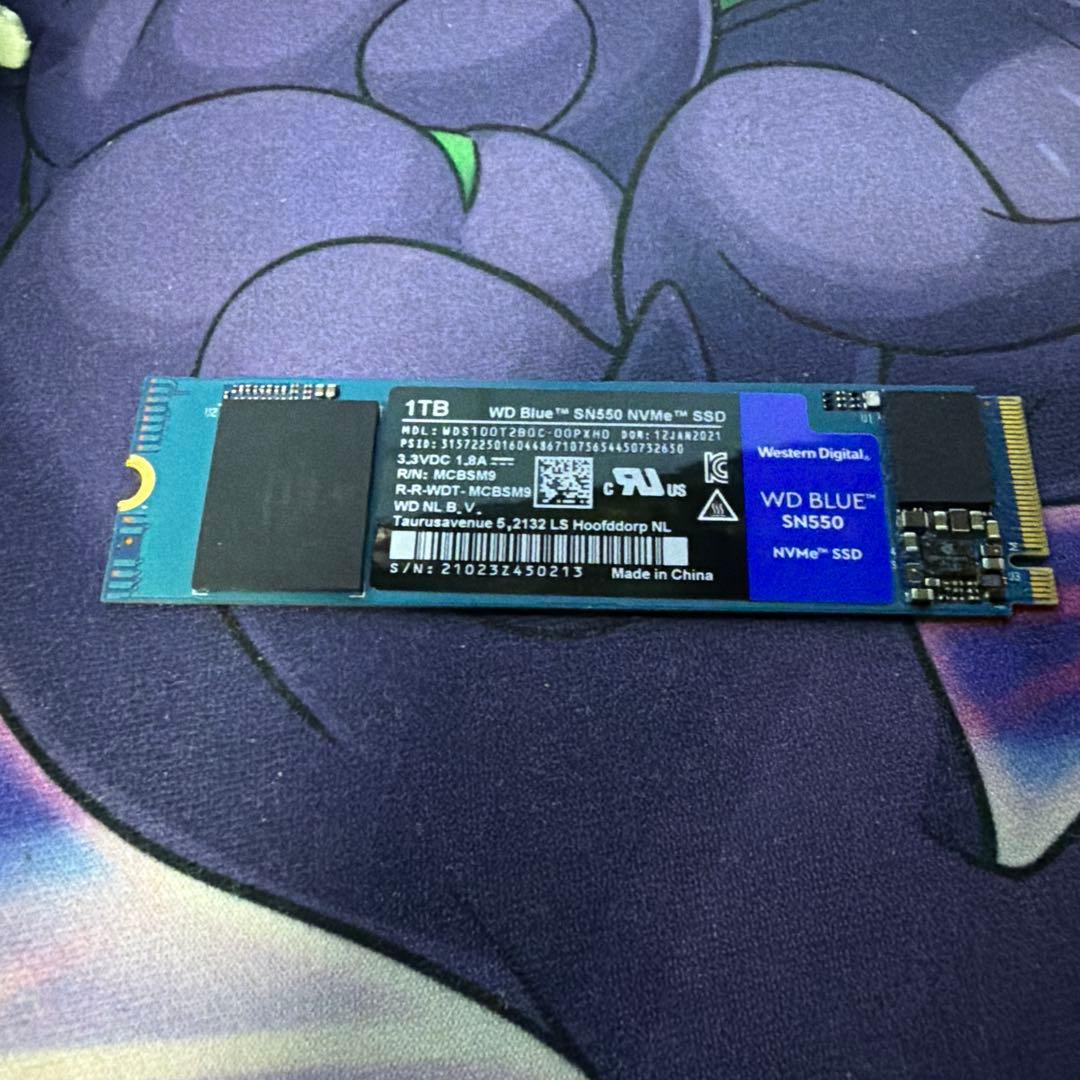WD Blue SN550 NVMe SSD 1TB 即日発送
