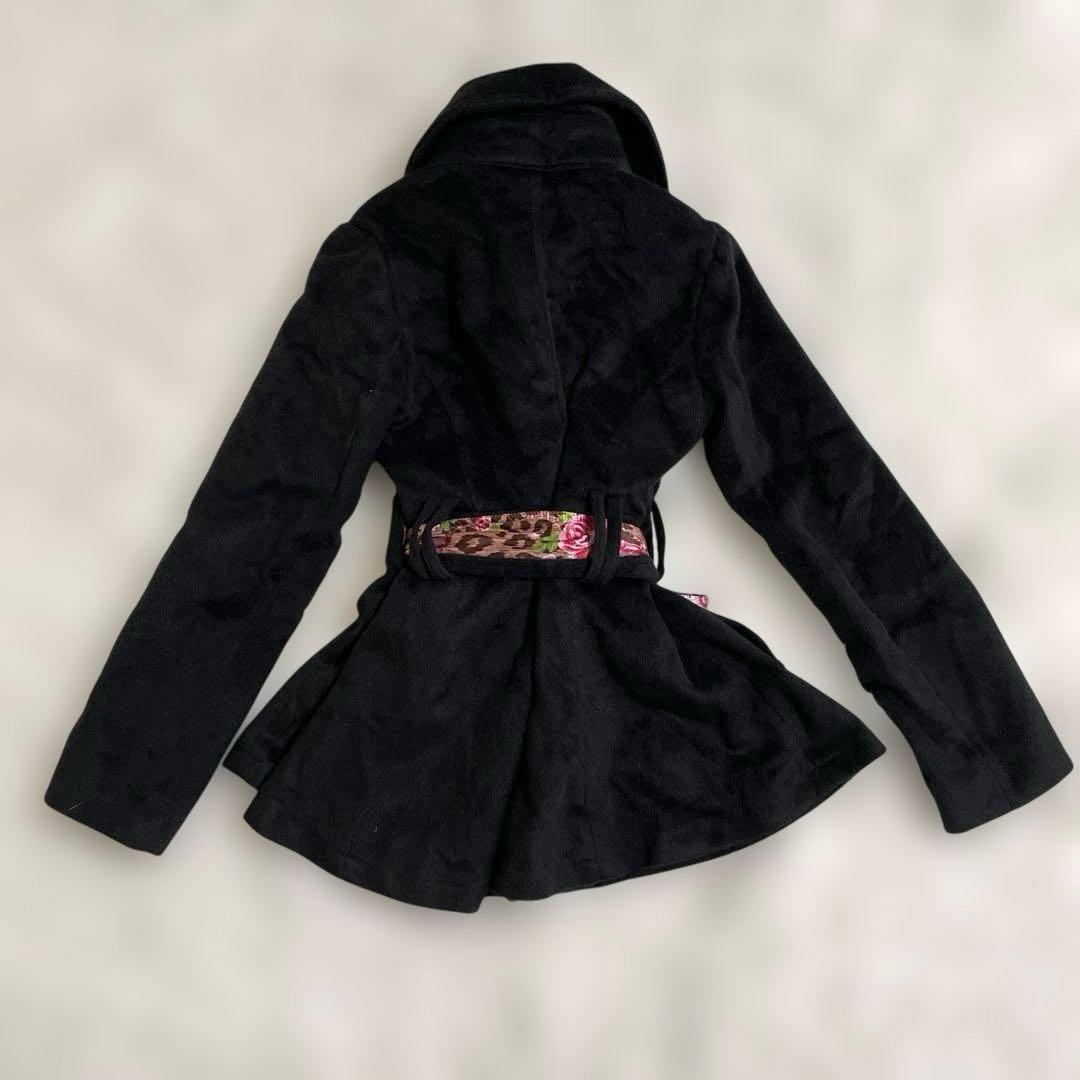 《MARS》レア　初期物　ハート金ボタン　コート　リボン　花柄　姫ギャル　M