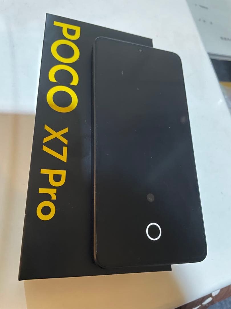 POCO X7 Pro ブラック/イエロー 本体　512GB