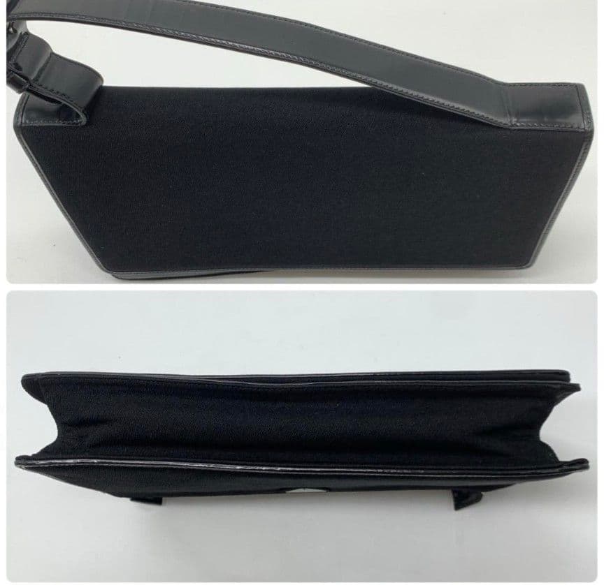 プラダ ハンドバッグ 腕掛け ナイロンキャンバス パテントレザー エナメル