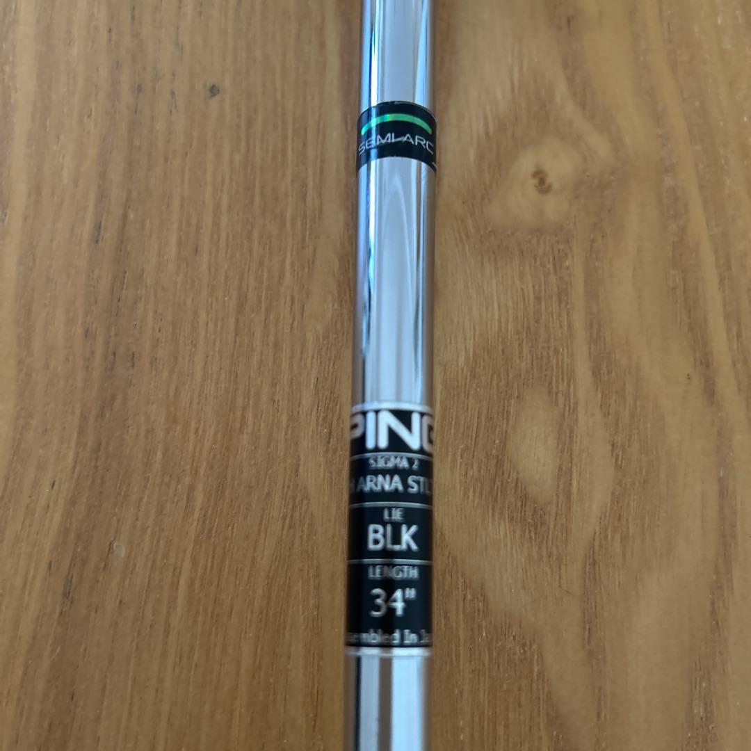 【レフティ】ピン　SIGMA2 ARNA 34インチ　ヘッドカバー付き