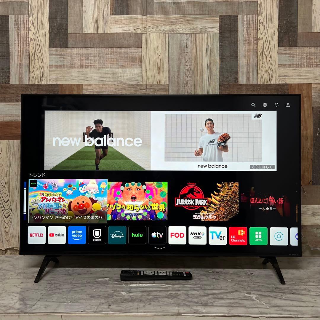 即日受渡❣️全国送料込AI.LG43NANO75JPA 4Kチューナー内蔵テレビ