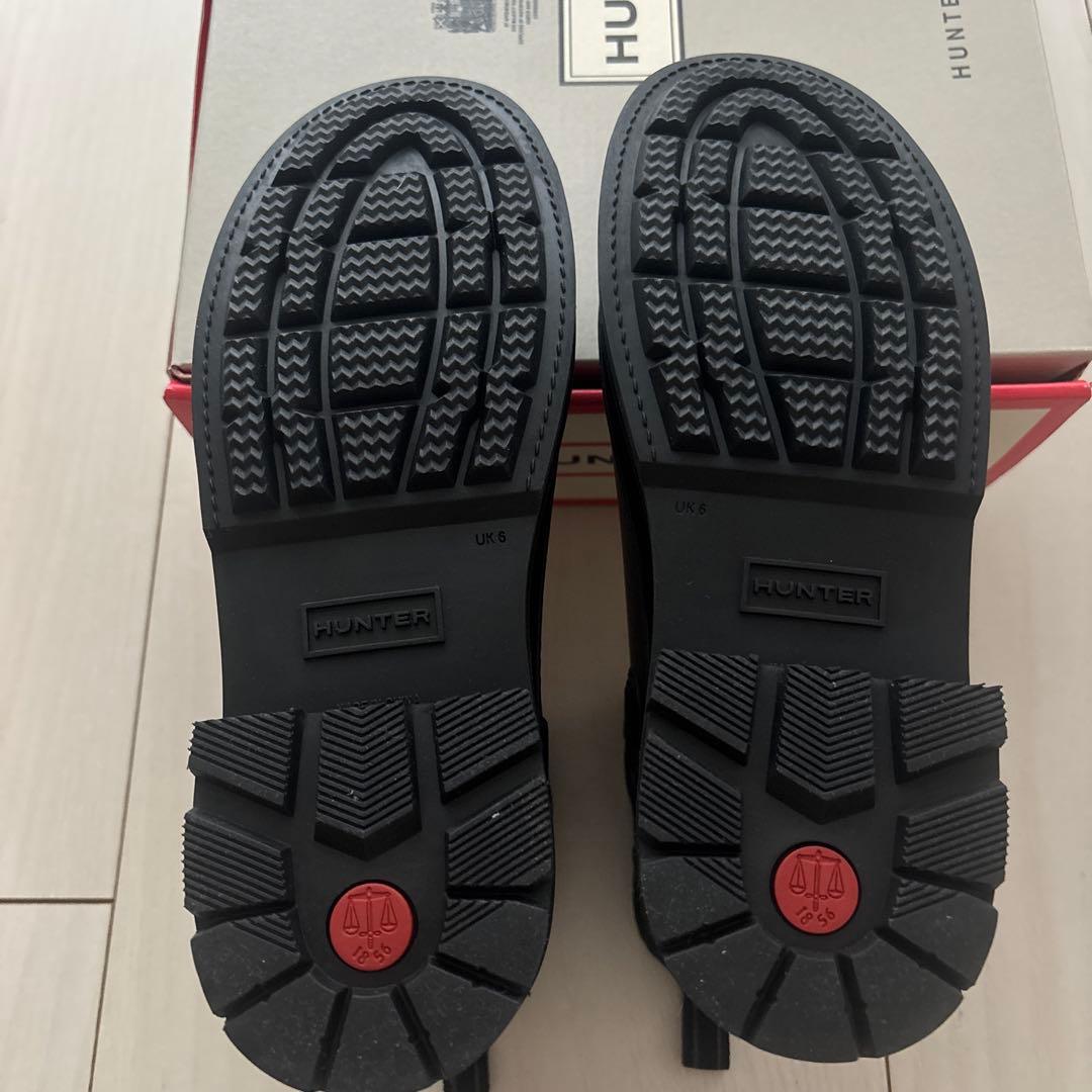 [新品] Hunter レインブーツ 黒 25cm