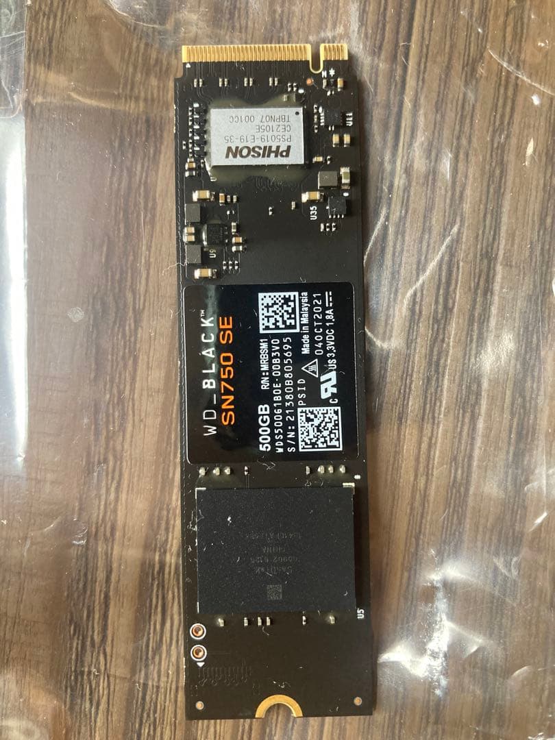 内蔵型SSD WD_BLACK SN750 SE 500GB m.2 NVME SSD