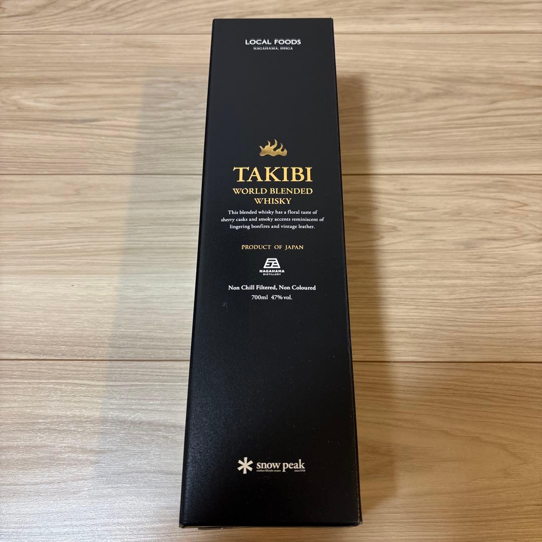 スノーピークTAKIBI WORLD BLENDED WHISKY【限定値下げ】