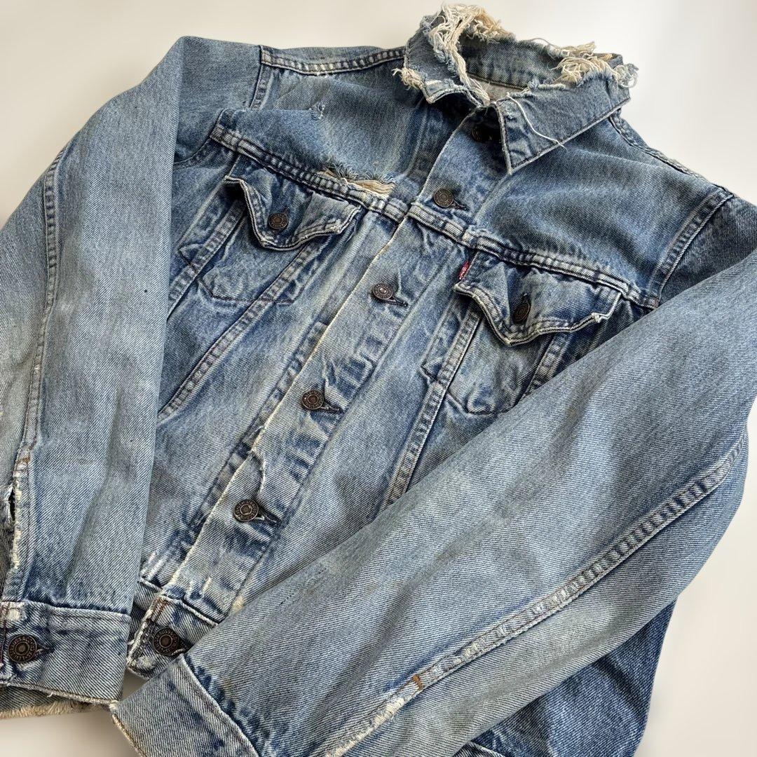 90'sビンテージ古着！カナダ製 Levi's70506 ビッグサイズ 襤褸