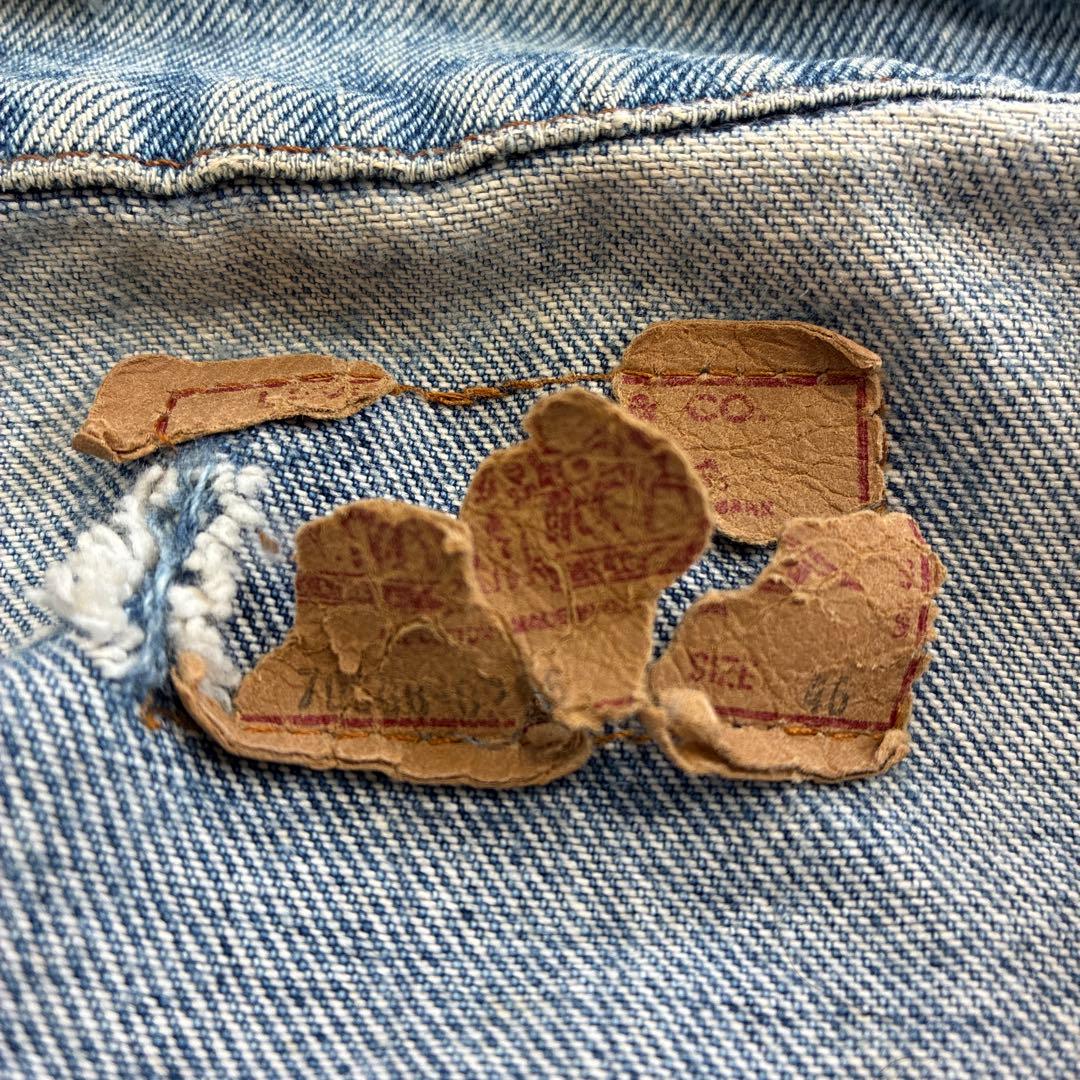 90'sビンテージ古着！カナダ製 Levi's70506 ビッグサイズ 襤褸