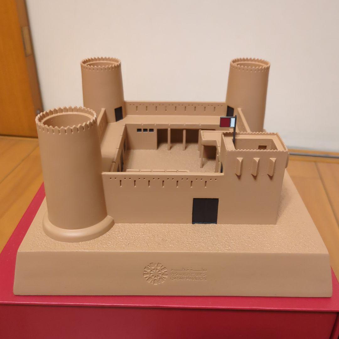 アル•ズハラの砦のトロフィー　大阪万博　カタールパビリオン