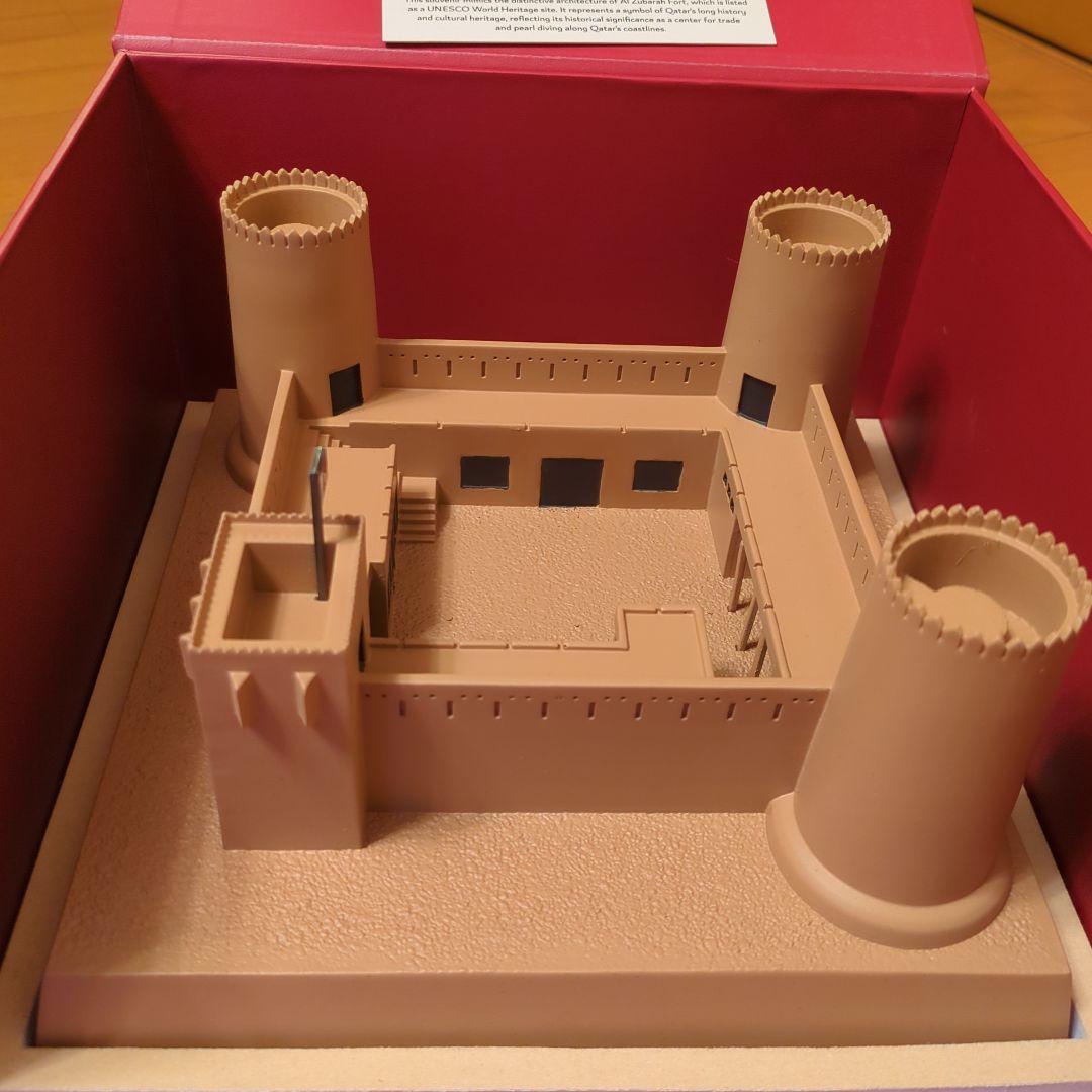 アル•ズハラの砦のトロフィー　大阪万博　カタールパビリオン