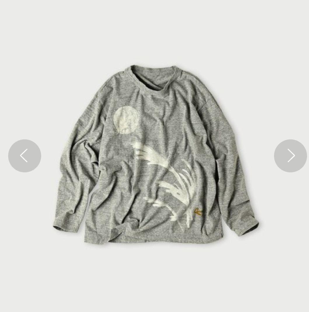 45R Tsu.ki.miiブル刺繍の四角Tシャツ(再び・トップ)