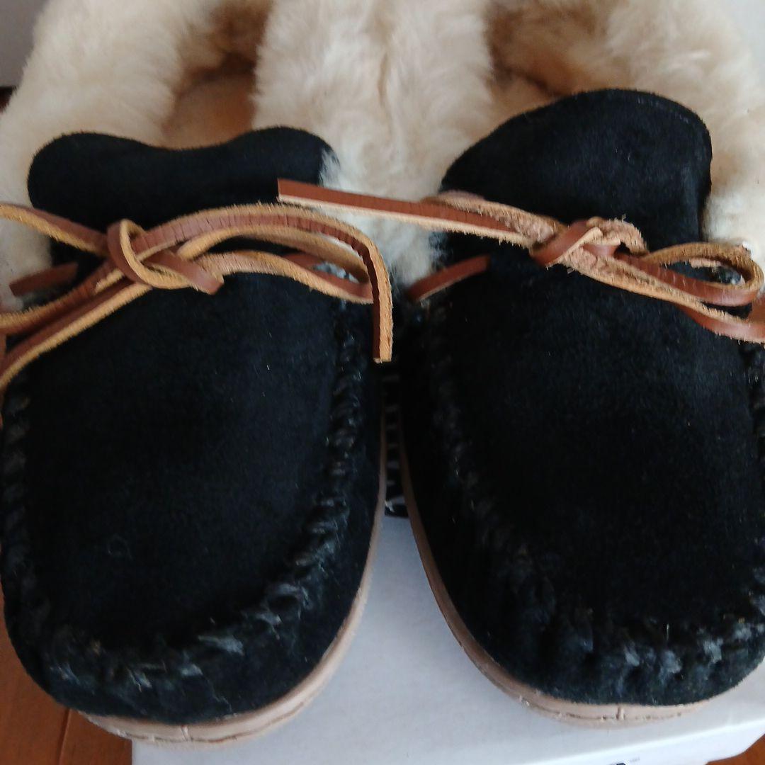 ★週末値下げ★MINNETONKA アルパインシープスキンモック モカシン 本革