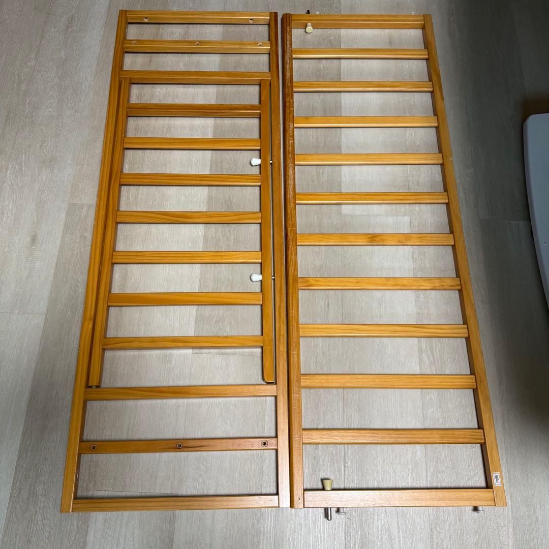 KATOJI カトージ ベビーベッド ナチュラル キャスター 開閉 02127