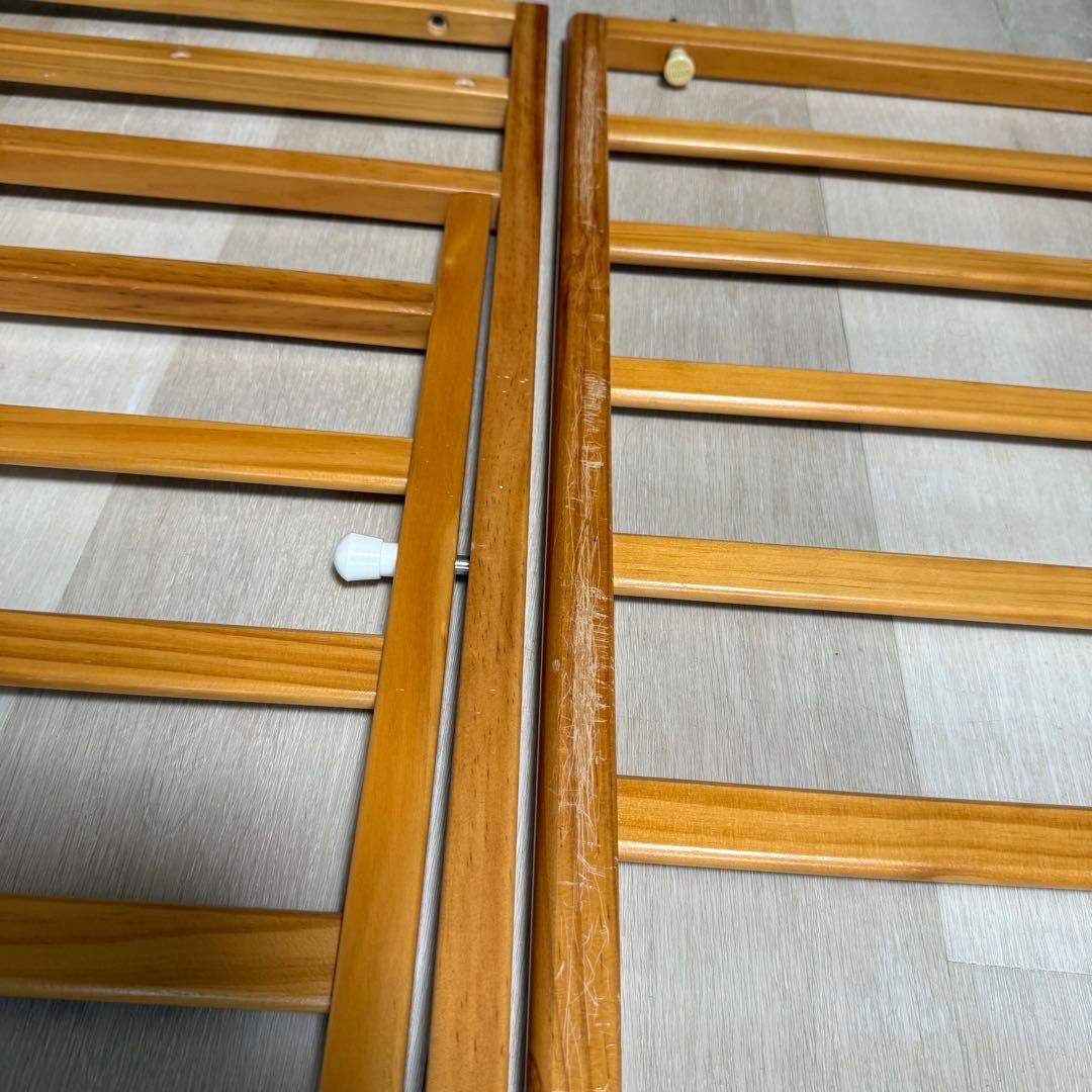 KATOJI カトージ ベビーベッド ナチュラル キャスター 開閉 02127