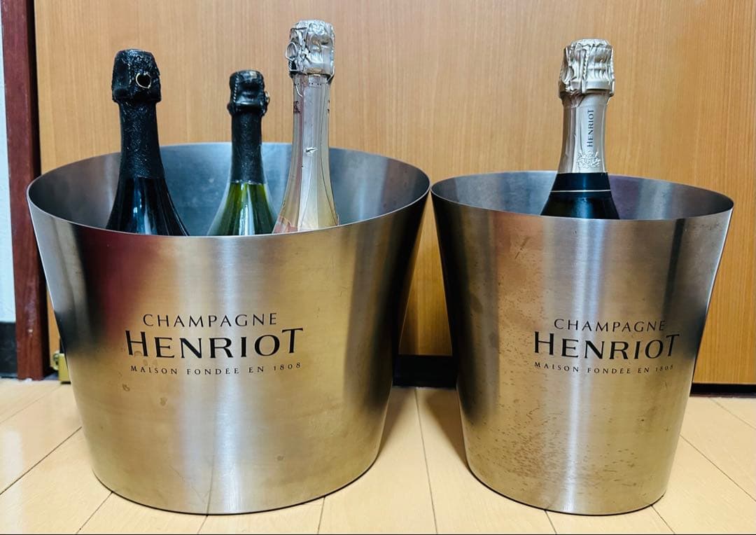 シャンパーニュ・アンリオ・シャンパーニュクーラー大・小2個セット