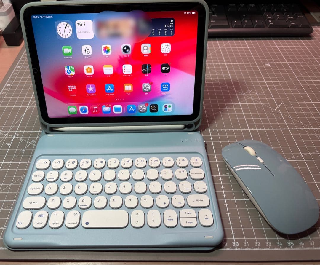 iPad mini本体(第6世代)カバー、キーボードとPencil
