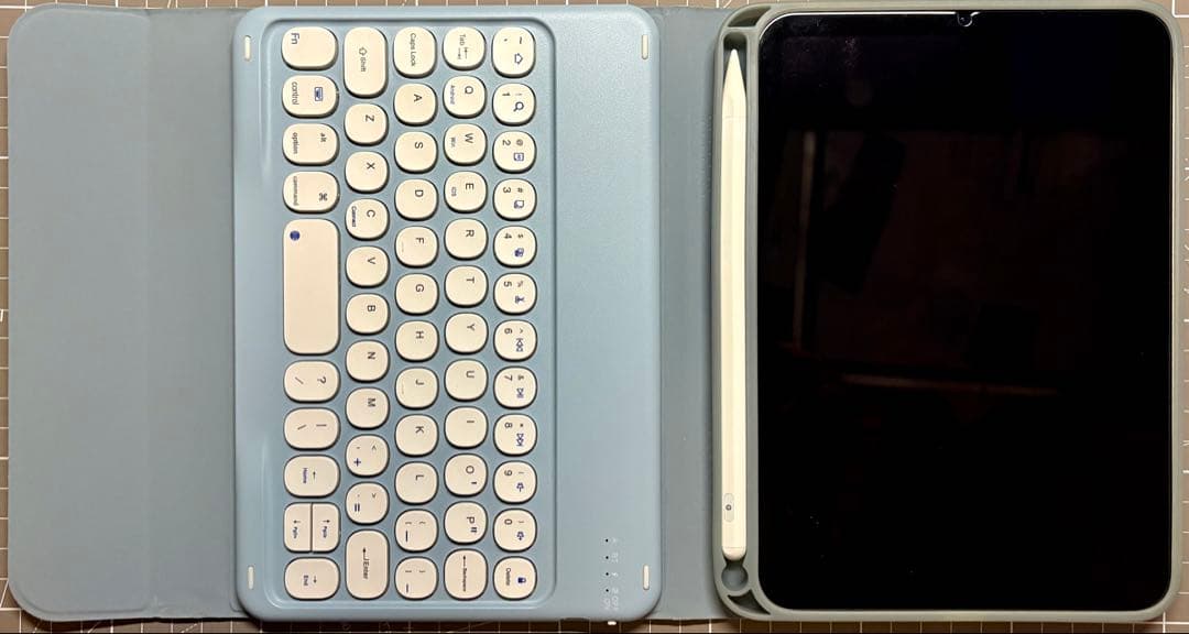 iPad mini本体(第6世代)カバー、キーボードとPencil