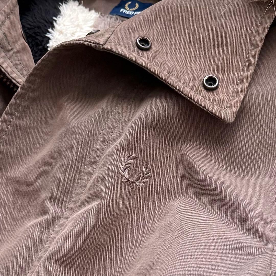 美品 フレッドペリー 英国柄 モッズコート ボアライナー ユニオンジャック