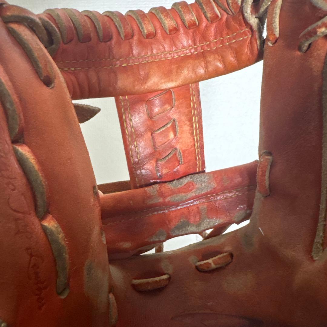 Mizuno Pro 硬式グローブ 内野手用オレンジ