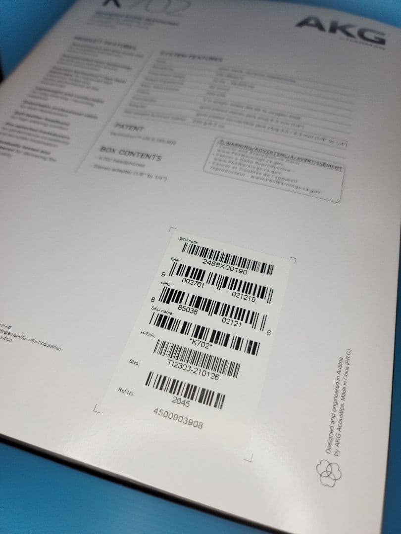 【美品】AKG K702