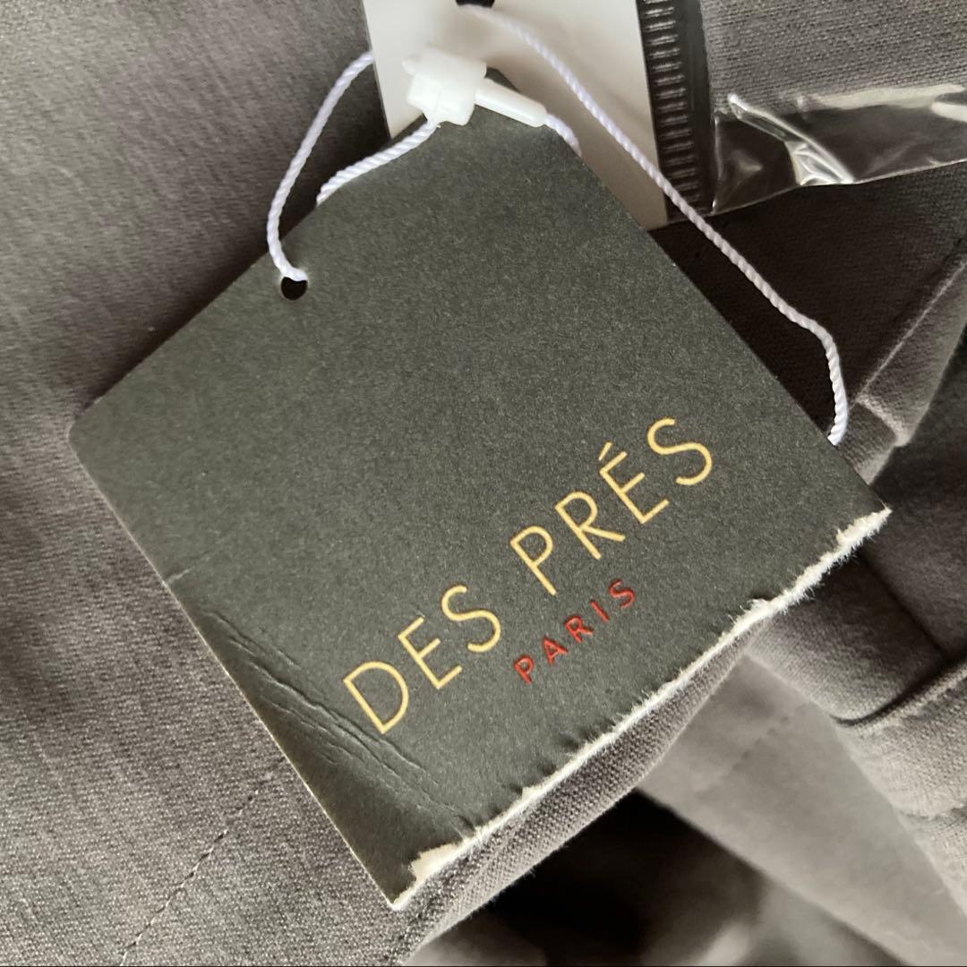 DES PRES 新品未使用 ジャケット コート コットン 厚手 ダークグレー